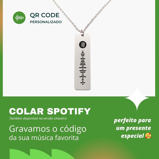 Inove seu Estilo Musical com o Colar QR Code para Spotify da Milie - Milie
