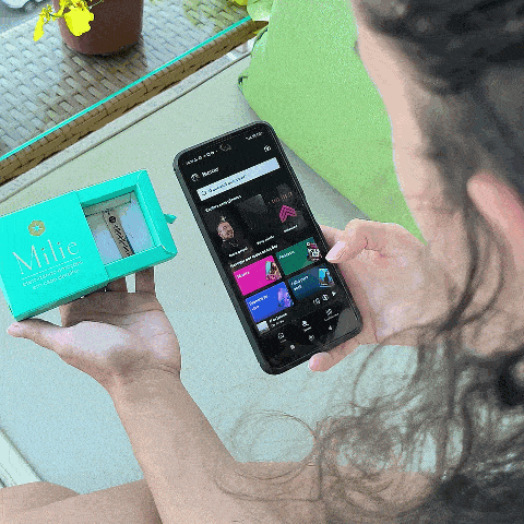 Colar com Pingente QR Code Música Spotify Personalizado em Aço Inox Premium