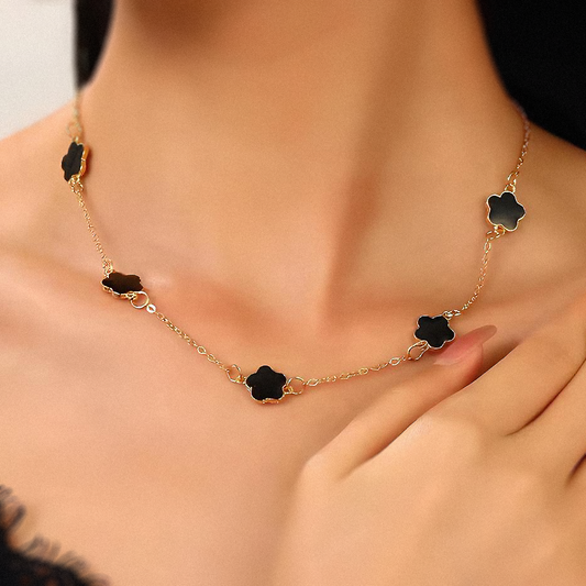 Colar Trevo Colors em Ouro 18k