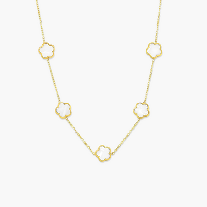 Colar Trevo Colors em Ouro 18k