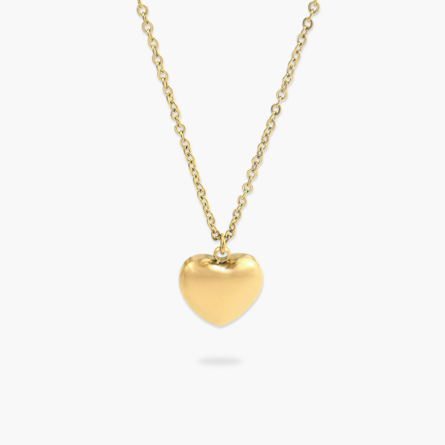 Colar Love Heart com Pingente de Coração em Ouro 18k ou Prata