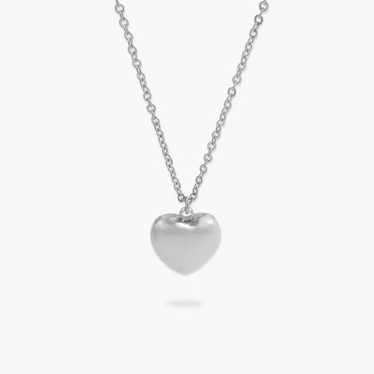 Colar Love Heart com Pingente de Coração em Ouro 18k ou Prata