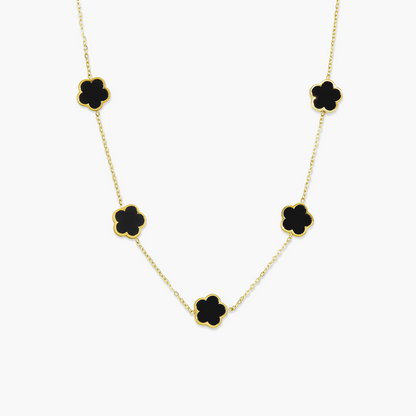 Colar Trevo Colors em Ouro 18k