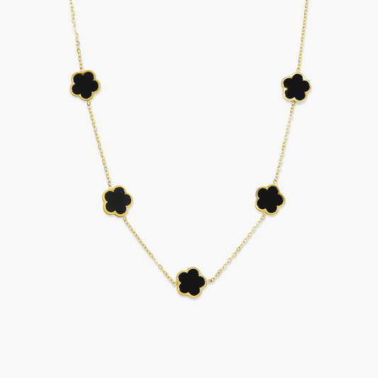 Colar Trevo Colors em Ouro 18k