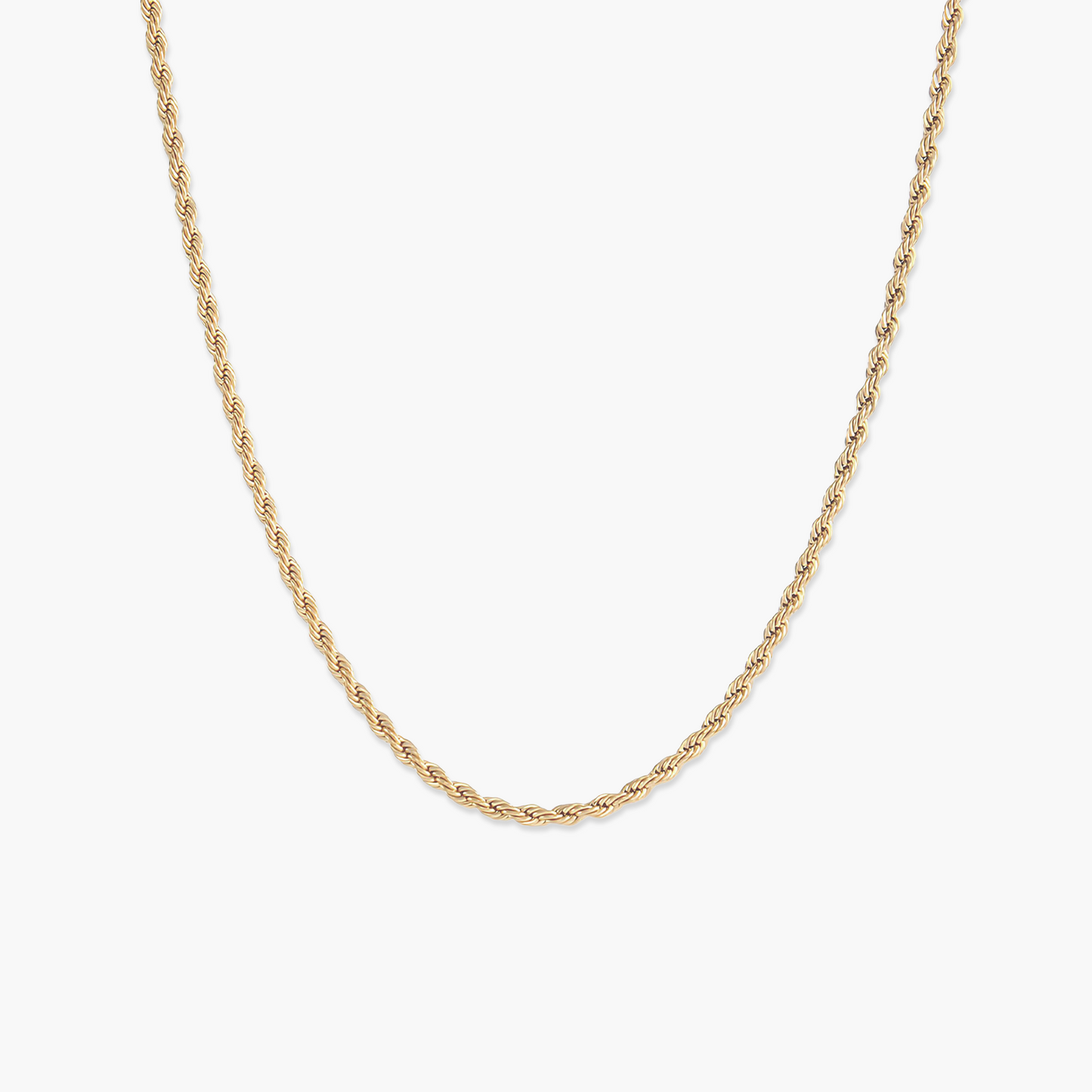 Corrente Rope em Ouro 18k ou Prata
