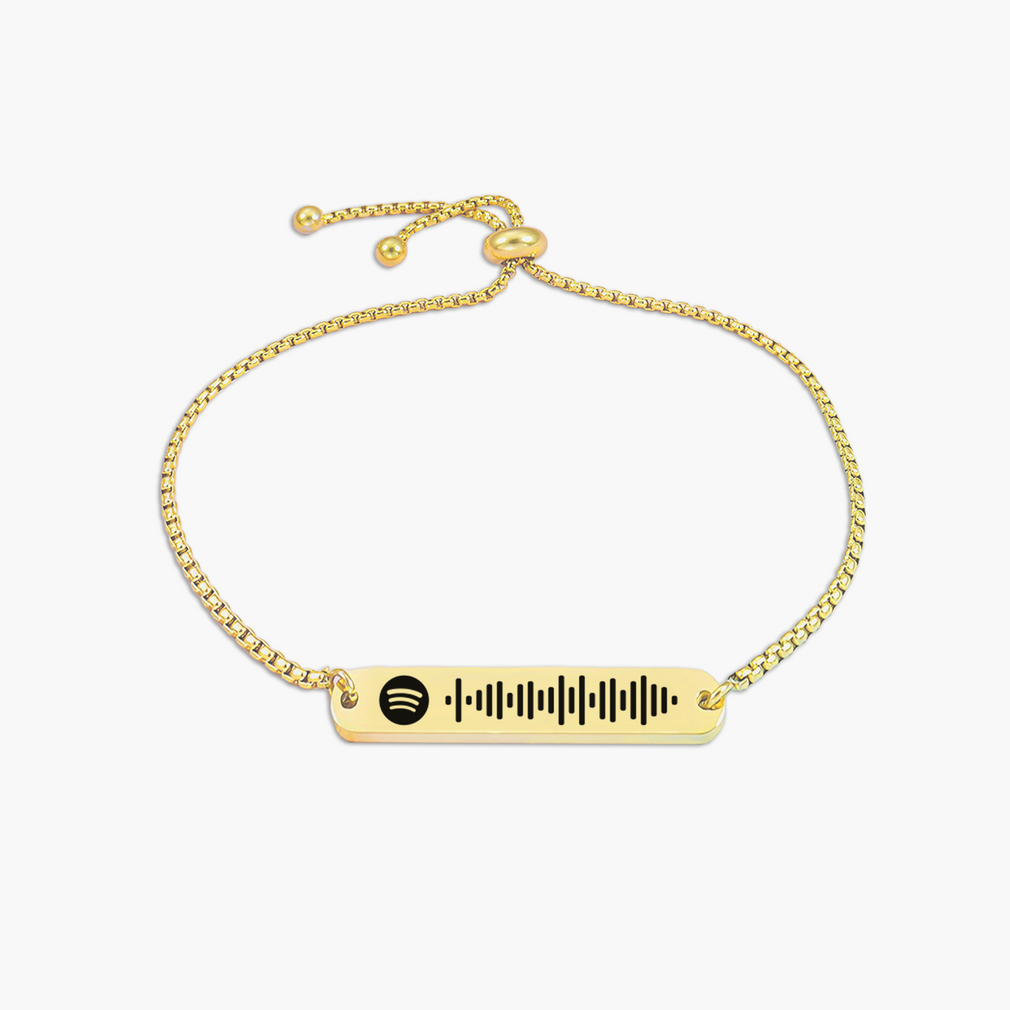 Pulseira com QR Code Música Spotify Personalizado em Aço Inox Premium