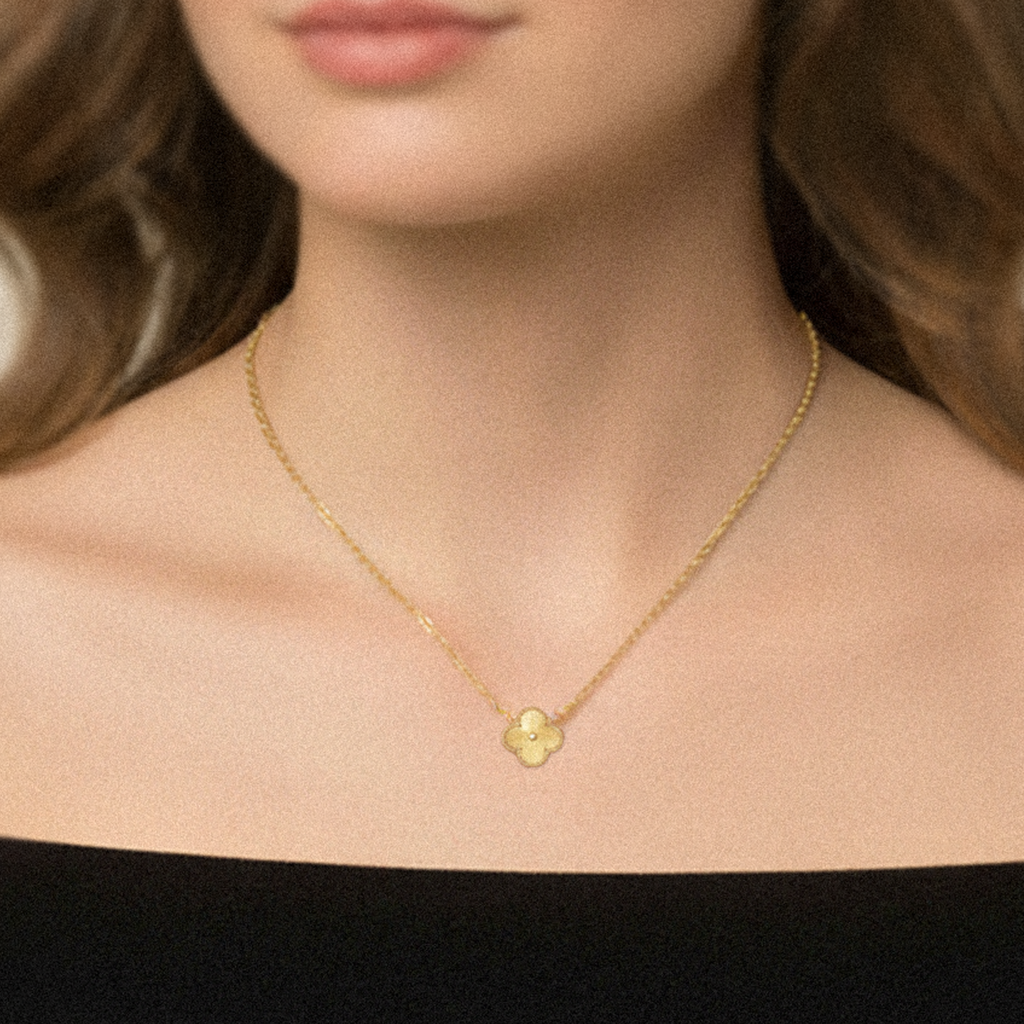 Colar Trevo Shine em Ouro 18k