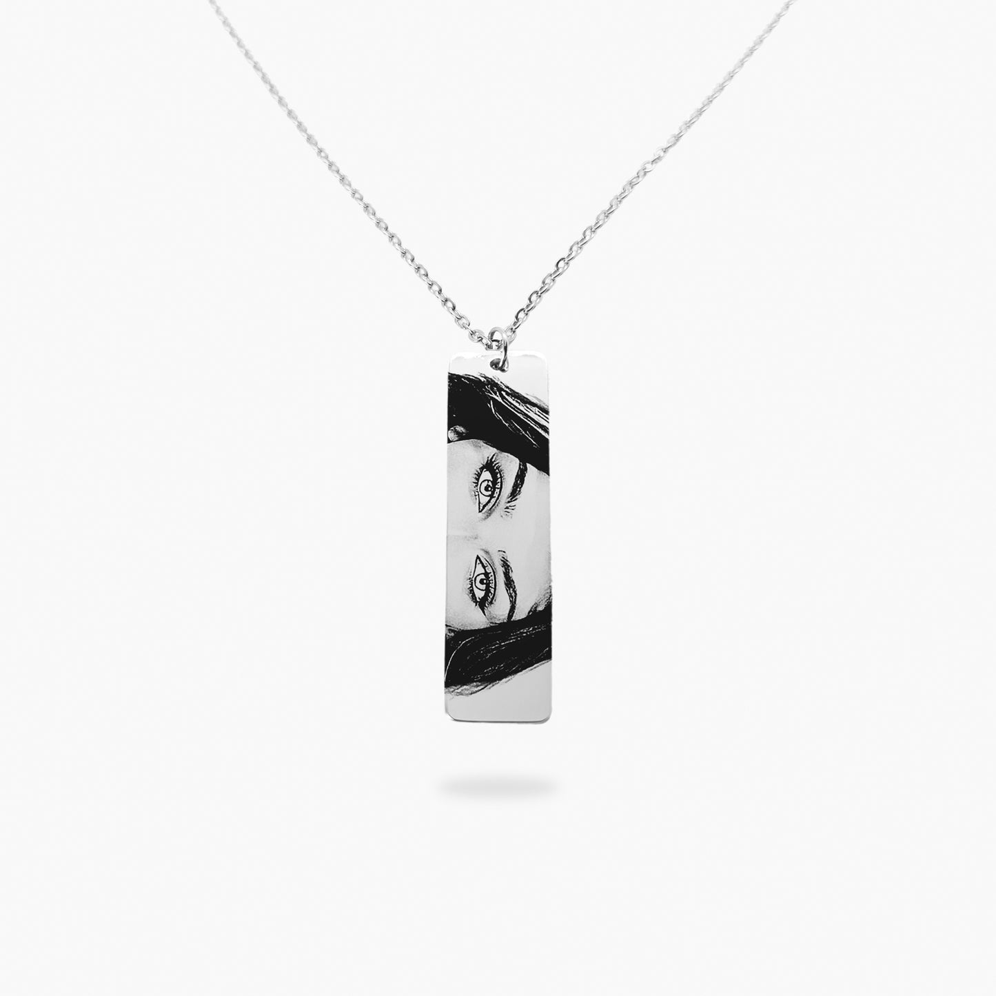 Colar com Olhar Personalizado em Aço Inox Premium