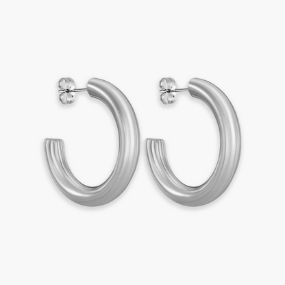 Brincos Oura de Argola Aberta 18k ou Prata