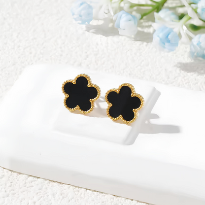 Conjunto Trevo Colors em Ouro 18k