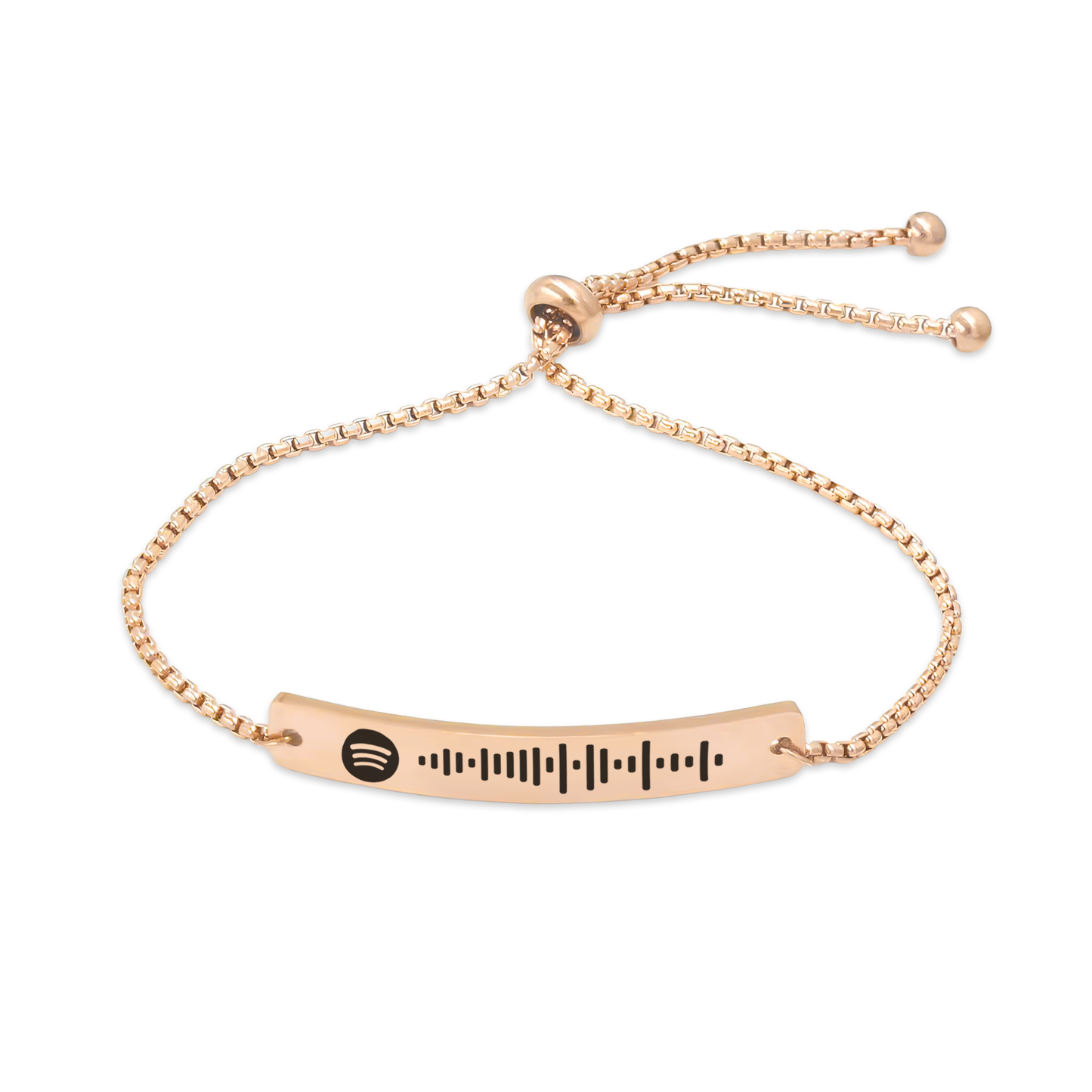 Pulseira com QR Code Música Spotify Personalizado em Aço Inox Premium