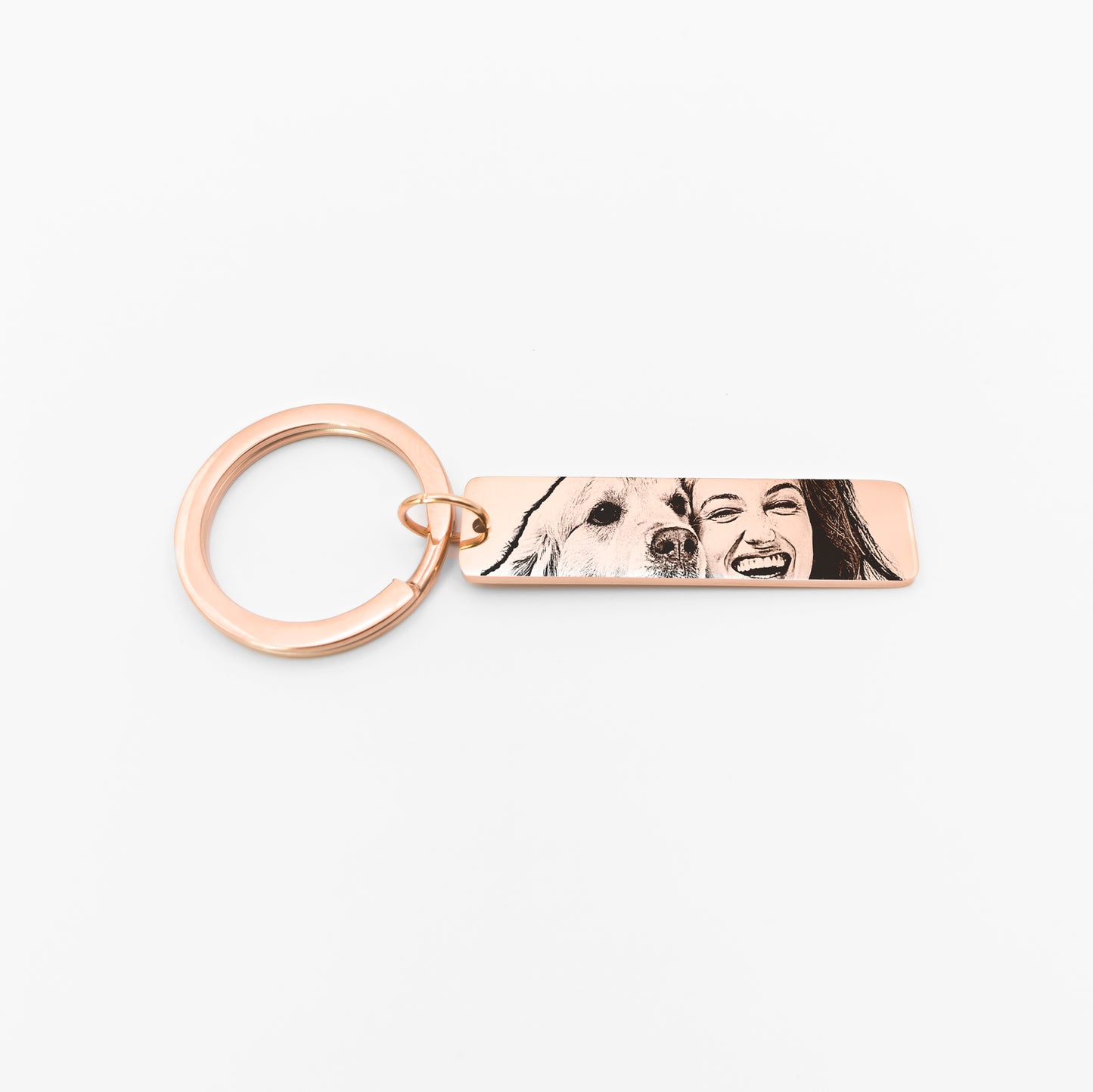 Chaveiro com Olhar Personalizado em Aço Inox Premium