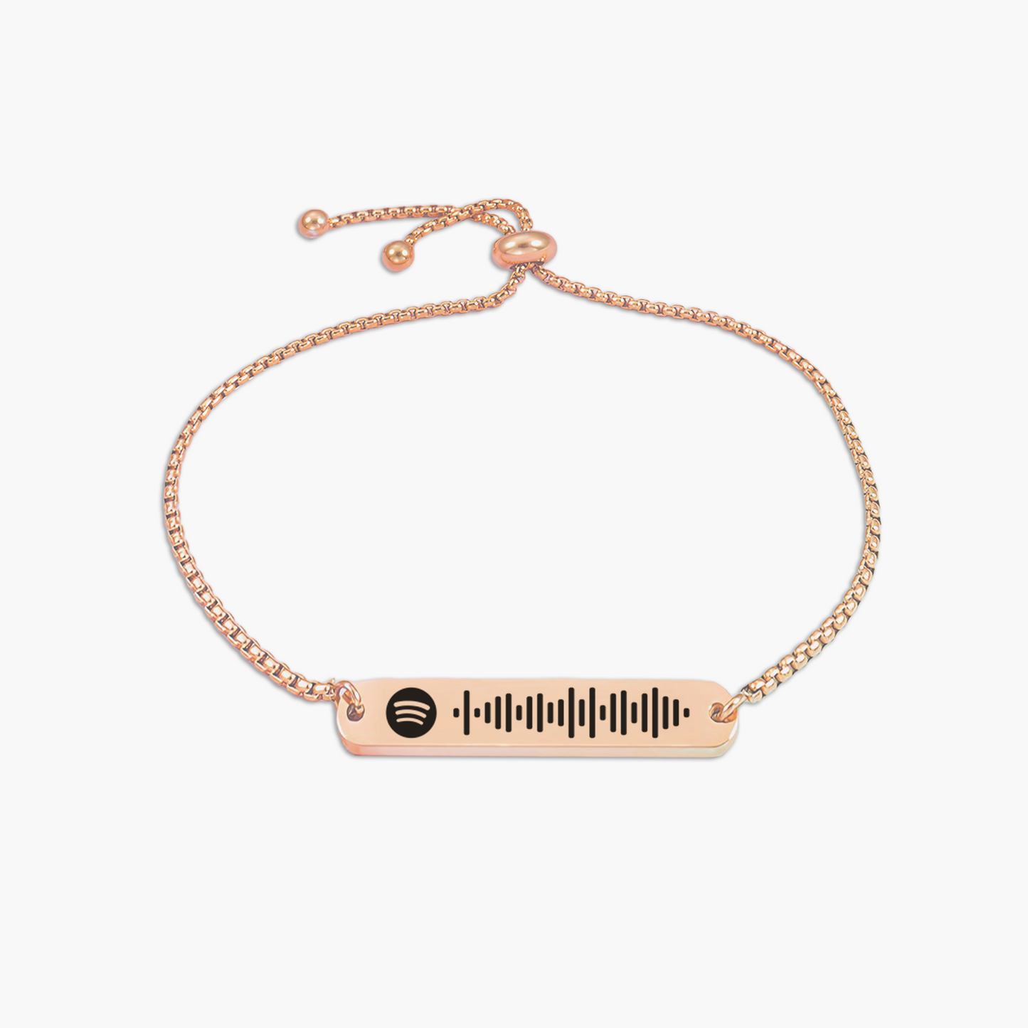 Pulseira com QR Code Música Spotify Personalizado em Aço Inox Premium